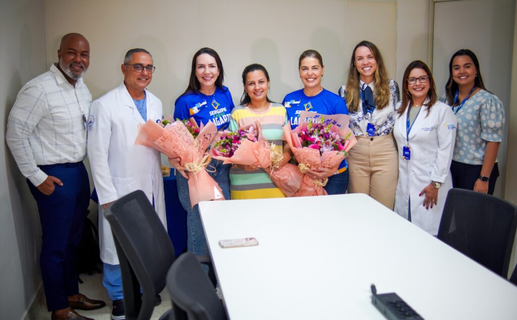 Primeira-dama do Estado visita o Hospital do Coração, parceiro do programa Opera Sergipe